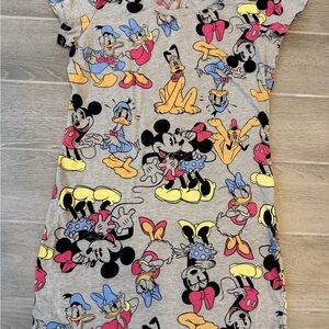 Disney Mickey Mouse Minnie Mouse & Friends Sleep Pajama Dress Women’s Size L/XL